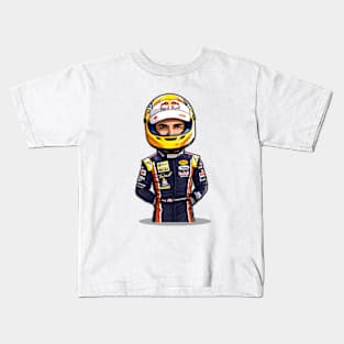 Racing Car Driver Kids T-Shirt